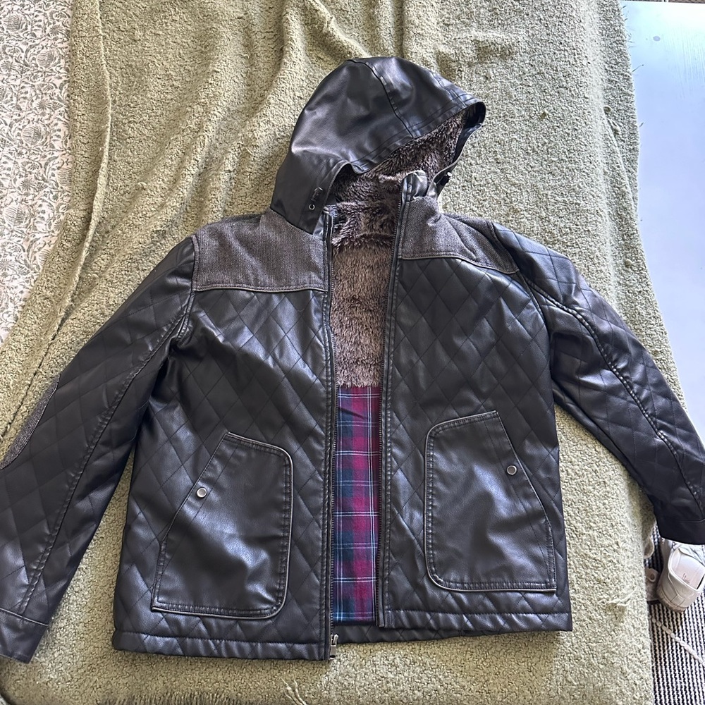 Men’s Leather Coat